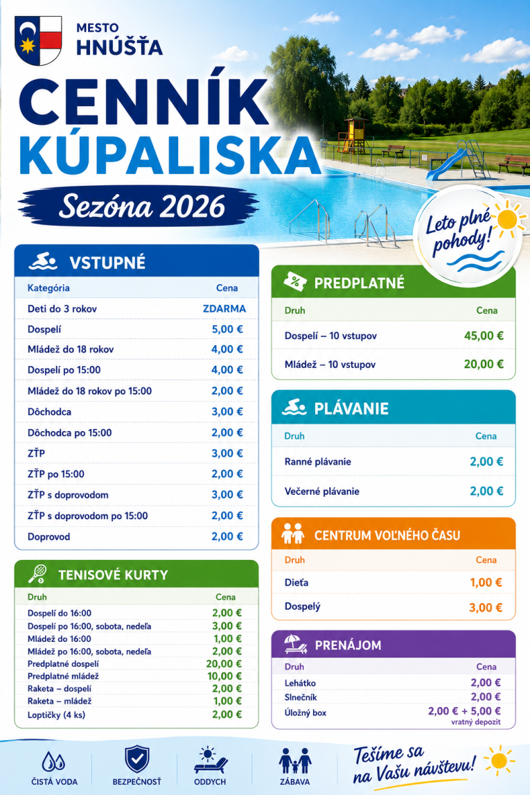 ceny kúpaliska ceny kúpaliska