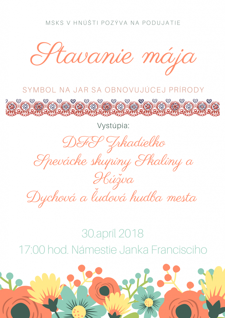 stavanie mája