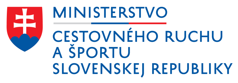 logo ministerstva cestovného ruchu so štátnym znakom